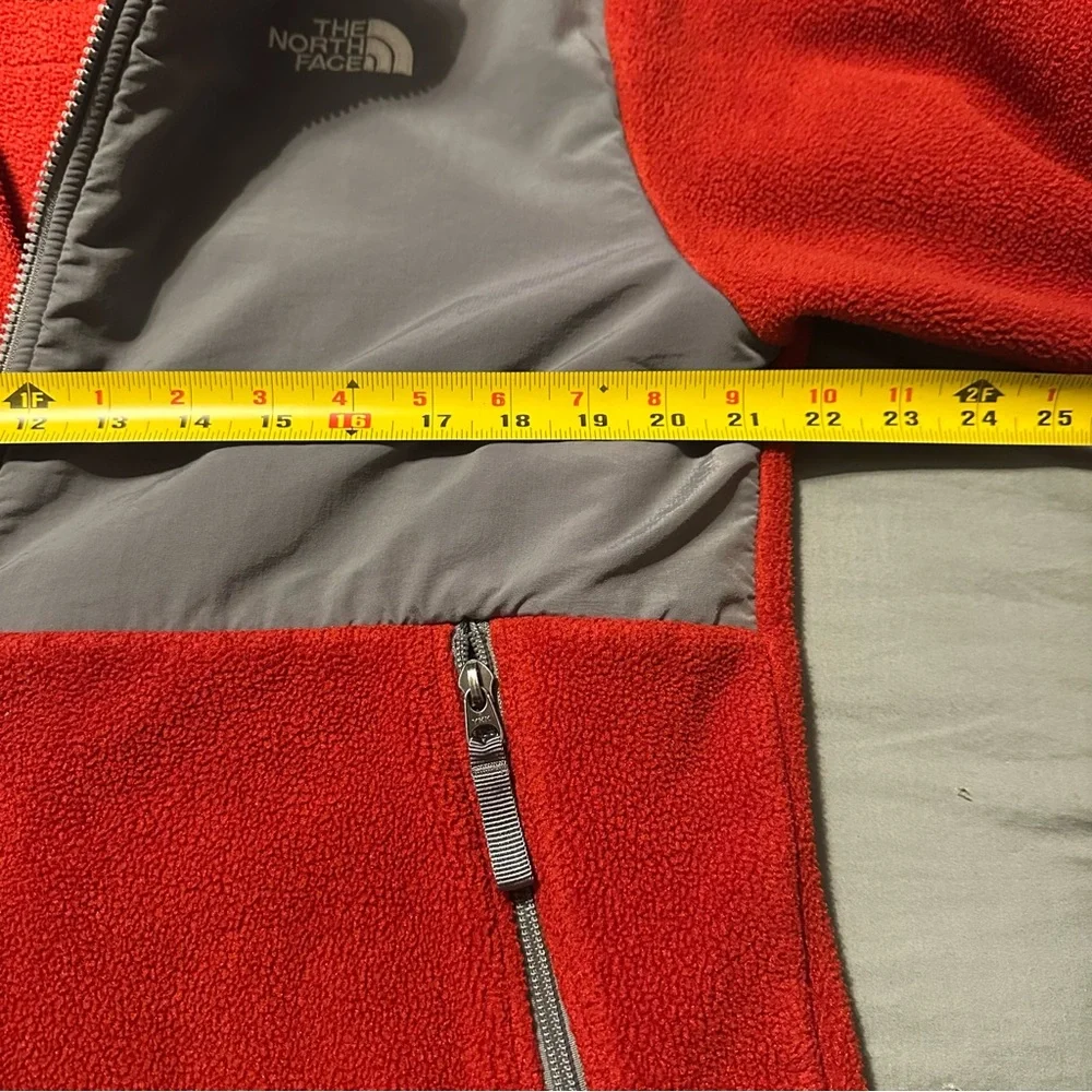 The North Face Fleece Denali Jacket Full Zip With Pockets Black Youth Boys Sz XL